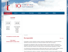 Tablet Screenshot of europarallel.com